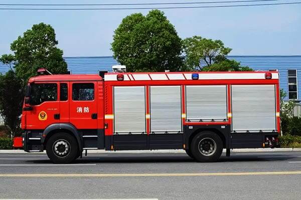 Pe-Coated Aluminum Fire Truck Body Display